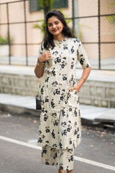 Timeless Floral Charm Kurta And Pant Set
