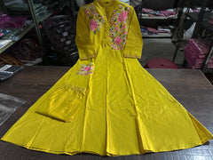 embroidery kurti, cotton kurti pant, tanvi kurti