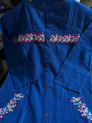 kurta set, embroidered kurta set, tanvi kurti