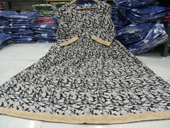 New Beautiful Black Cotton Midi Dress