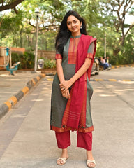 Beautiful Kanchi Cotton Suit Set