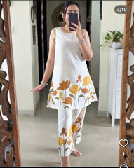 Summer Bloom Yellow Printed Co-Ord Set