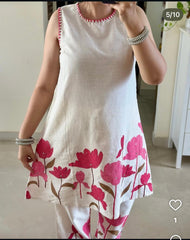 Summer Bloom Pink Printed Co-Ord Set