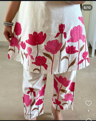 Summer Bloom Pink Printed Co-Ord Set