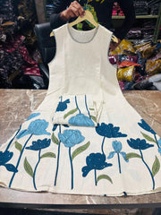 Summer Bloom Blue Printed Co-Ord Set