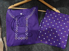 Tanvi Kurti Premium Fine cotton kurti Palazza set