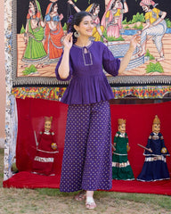 Tanvi Kurti Premium Fine cotton Co - ord set - Tanvi Kurti