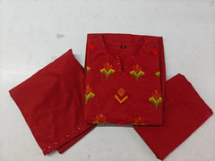 Tanvi Kurti Wine Embroidered Dupatta Set - Tanvi Kurti