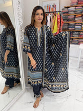 Midnight Grace Printed Kurta Set