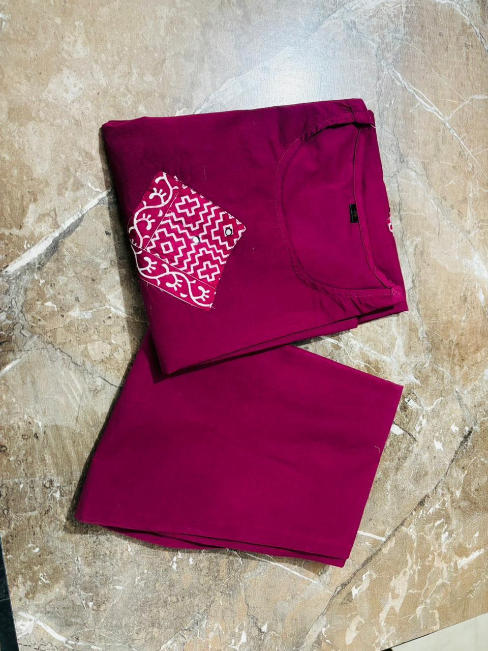 Tanvi Kurti Aline kurti pattern paired with Ankle length Pant Kurta Set - Tanvi Kurti