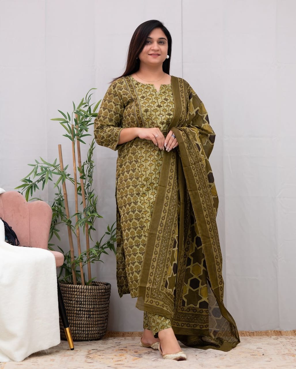 Festive Special Kurta With Dupatta Set