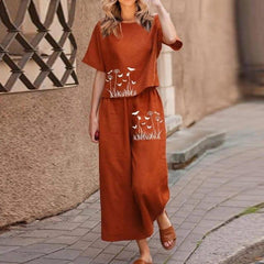 Premium Cotton Orange Co-ord Set