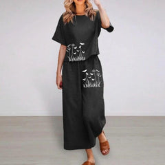 Premium Cotton Black Co-Ord Set