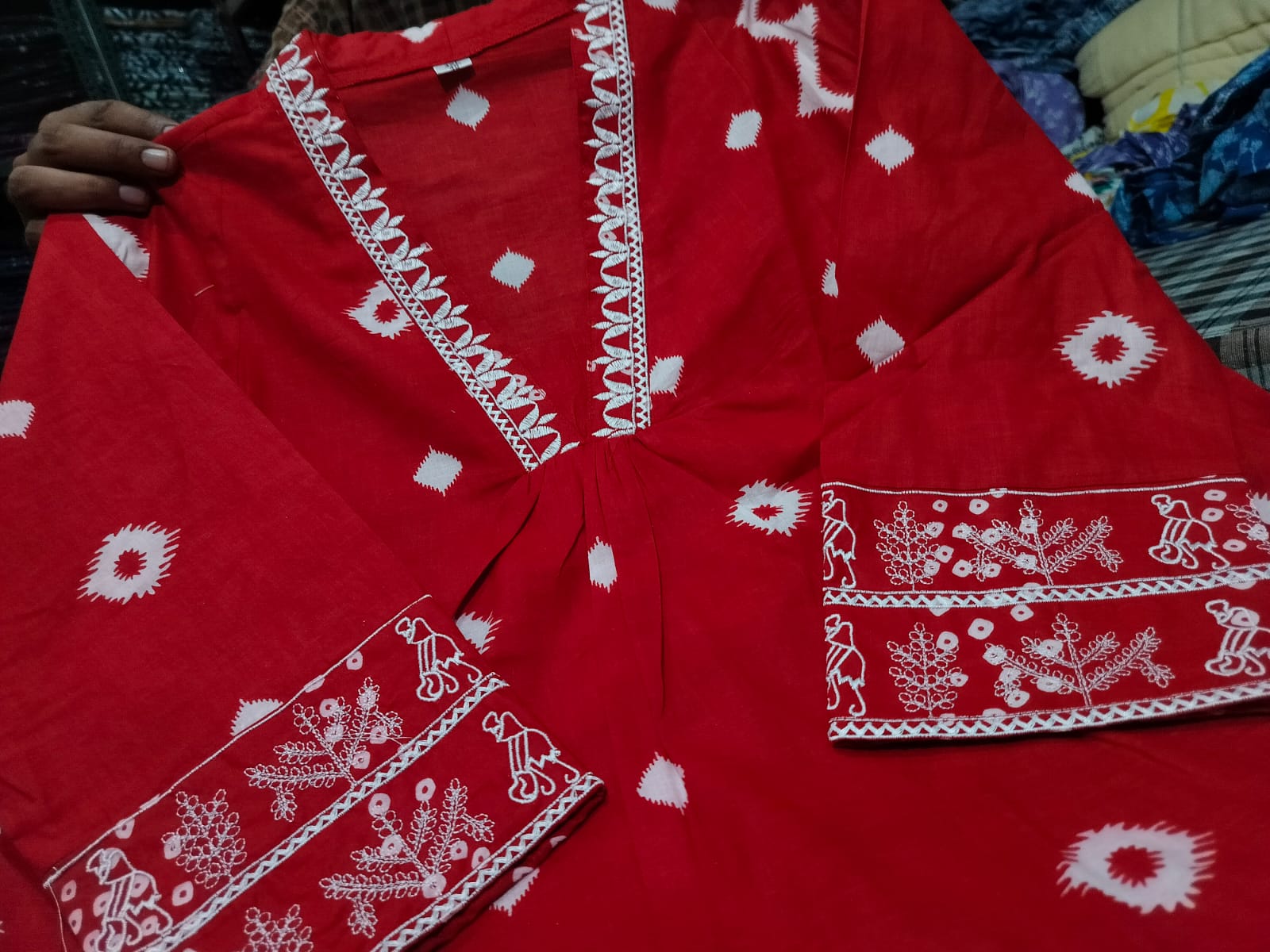 Festive Special  Embroidery work Dupatta Set