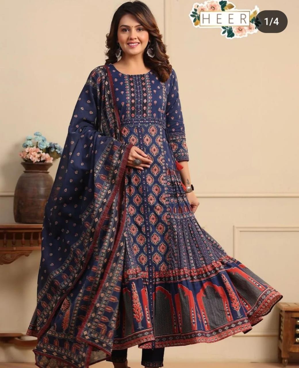 Perfectly Paired Mulmul  Dupatta Sets For Women