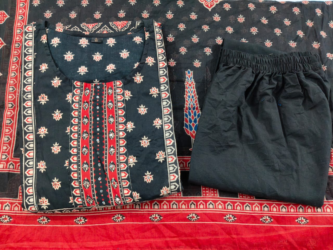 Perfectly Paired Mulmul Dupatta Sets For Women