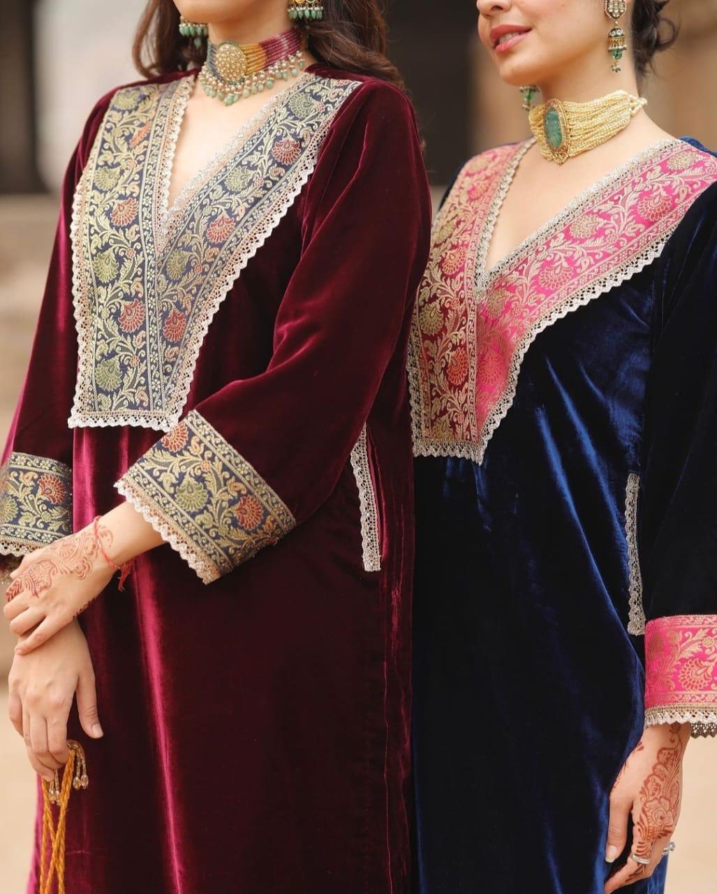 Timeless Velvet Kurta Sets for Every Occasion