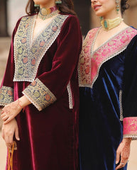 Stunning Velvet Kurta Sets for Festive Moments