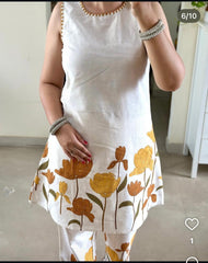 Summer Bloom Yellow Printed Co-Ord Set