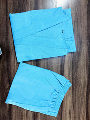 Classic Blue Everyday Cotton Kurta Set