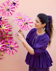 Tanvi Kurti Premium  Fine cotton kurti Palazza set