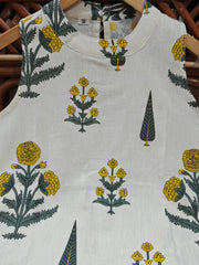 Tanvi Kurti Premium Floral Fine cotton Flex kurti Palazzo set