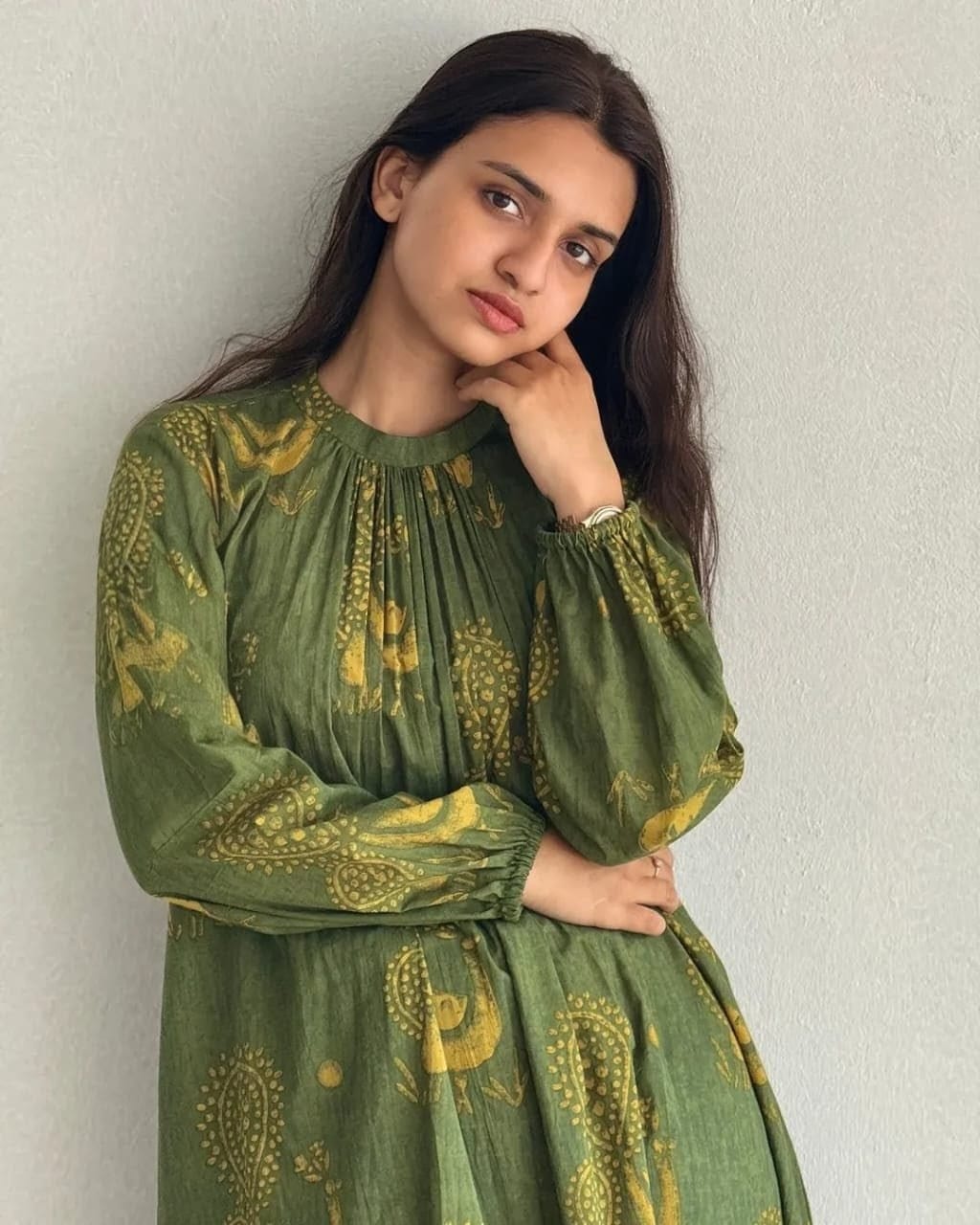 Tanvi Kurti Pure Cotton discharge print kaftan style Kurta Set - Tanvi Kurti