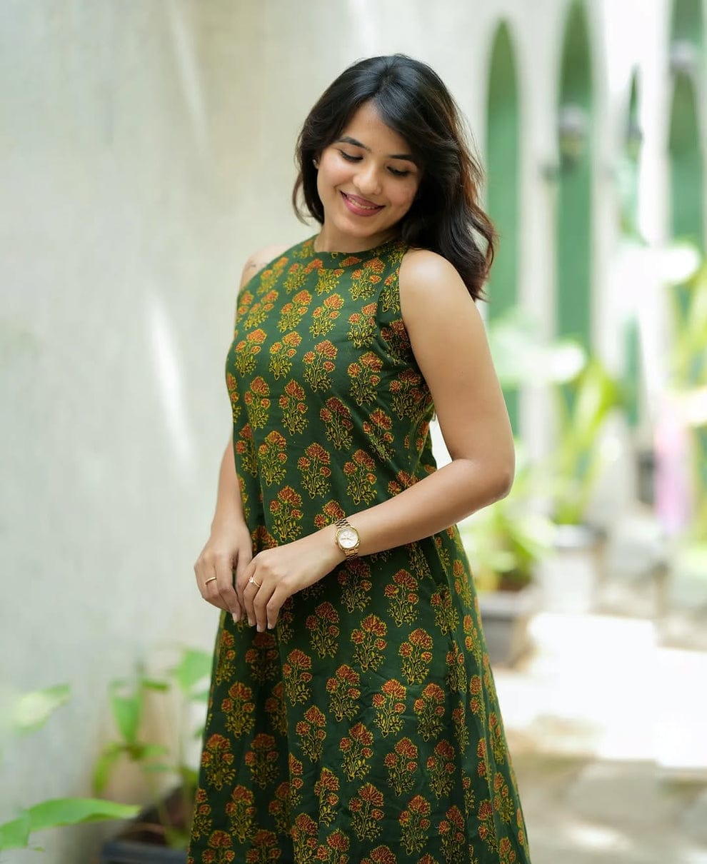 Tanvi Kurti Premium Floral cambric cotton Palazzo co - ord set - Tanvi Kurti