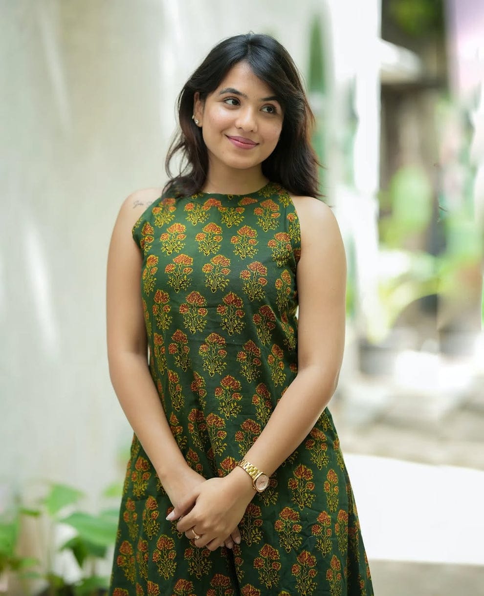 Tanvi Kurti Premium Floral cambric cotton Palazzo co - ord set - Tanvi Kurti