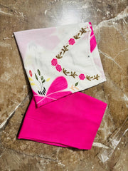 Tanvi Kurti Pink Floral Mul Cotton Co-ord Set
