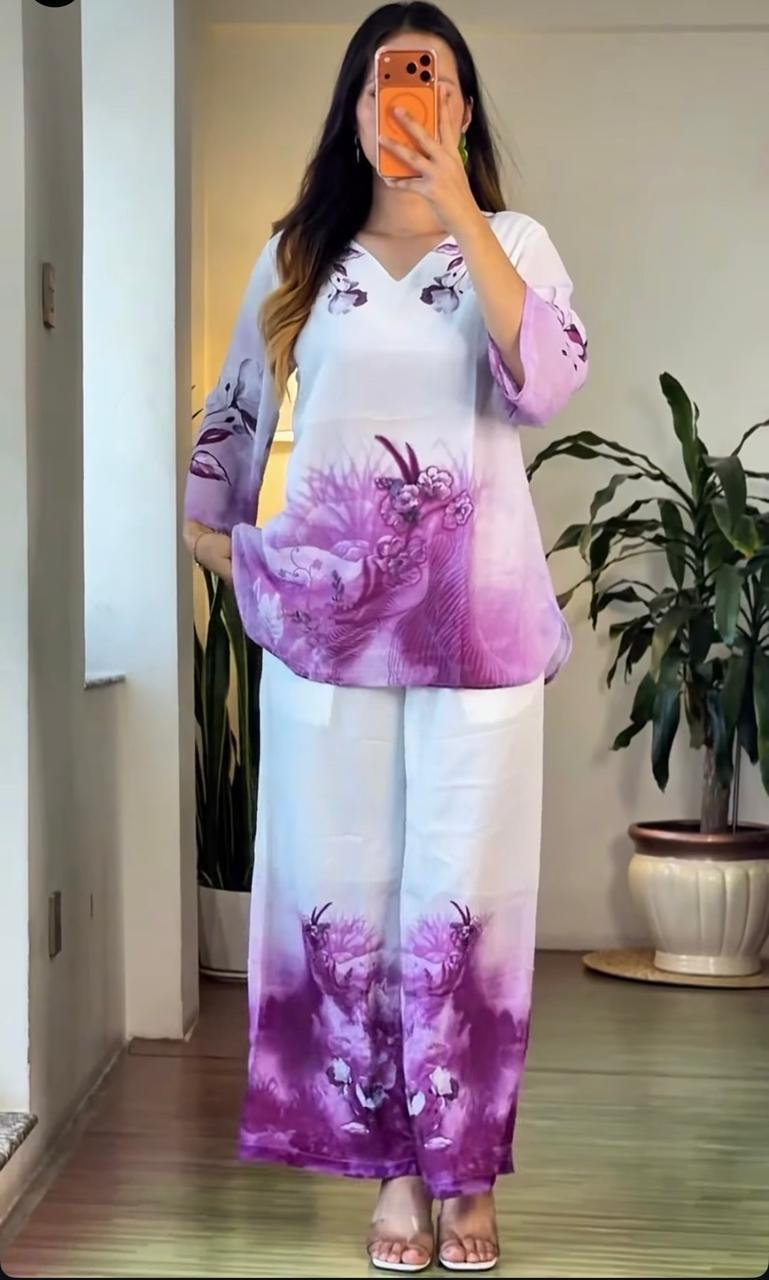 Amethyst Bloom Co-Ord Set