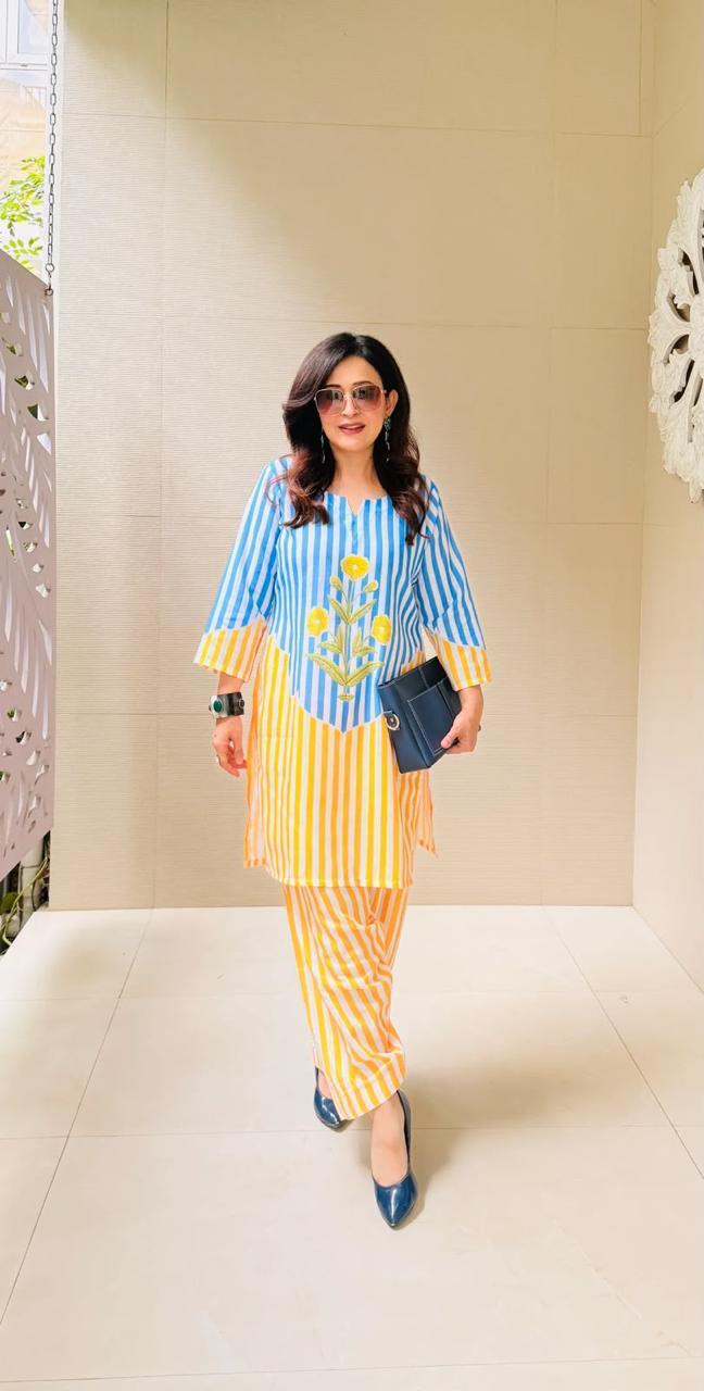 Sunshine Bloom Cotton Co-Ord Set