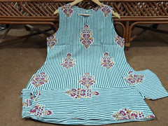 Tanvi Kurti Floral Bloom Cotton Co-Ord Set